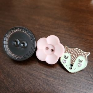 🦊 Brown & Pink Fox hairclip🦊